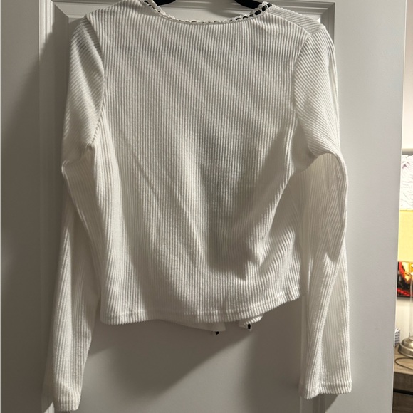 Cardigan w/ Ribbon - Picture 3 of 3